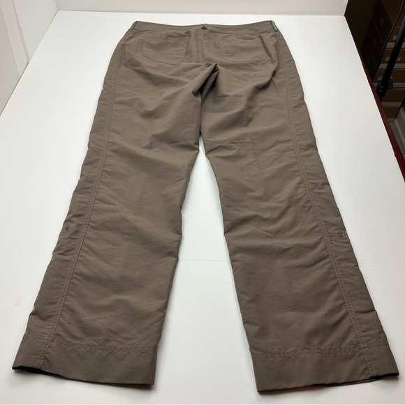 The North Face Nylon Convertible Pant Womens 10 Regular Brown Green Hiking‎ Pant - Picture 16 of 16